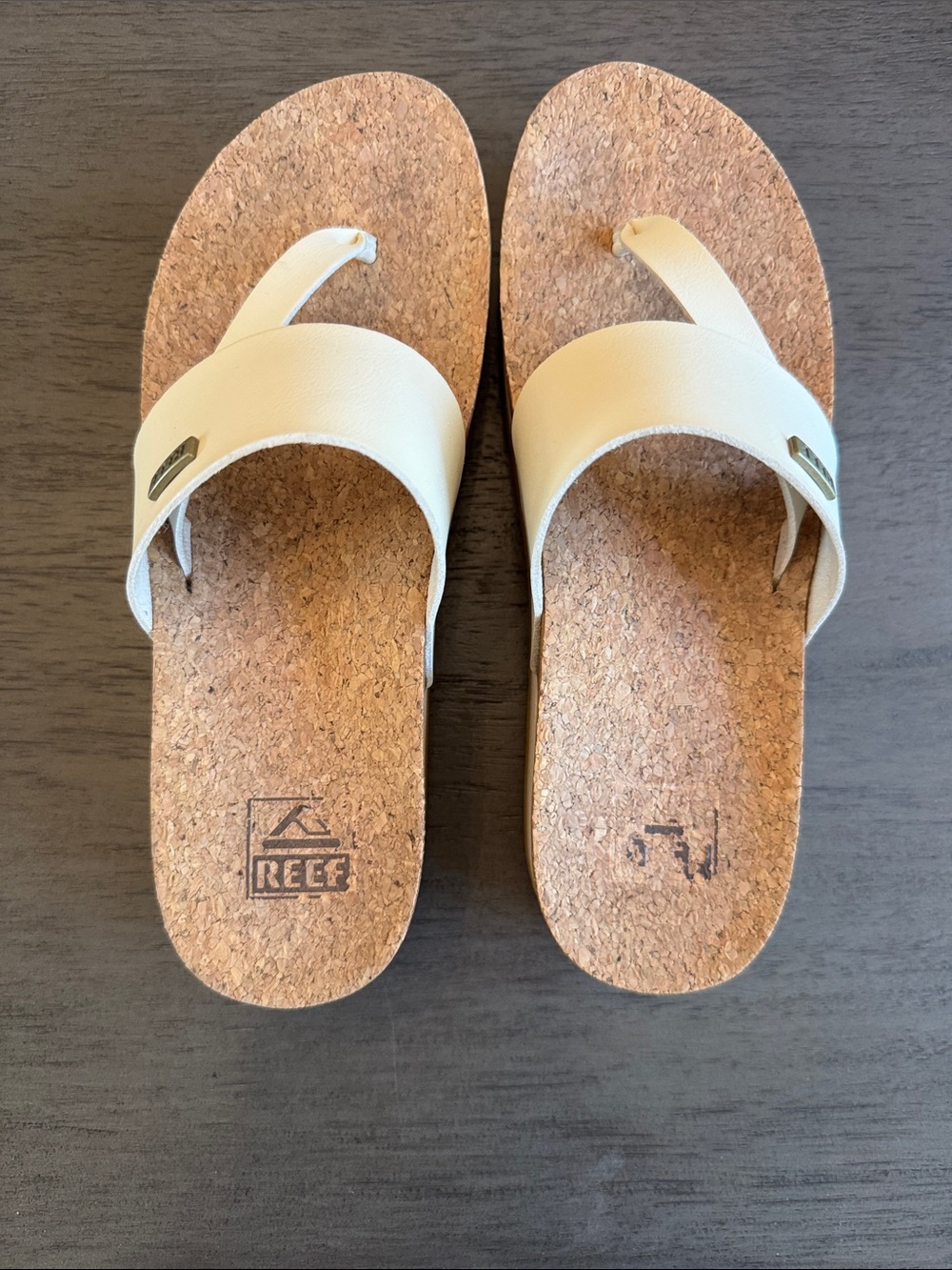 Reef Women’s Cork Strap Sandals in Cream